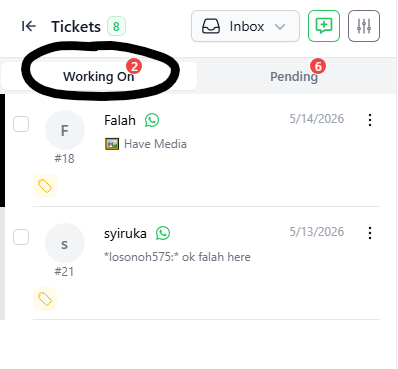 Tickets screenshot 1
