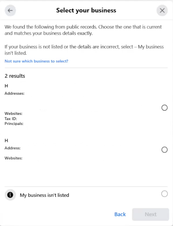 Verify Meta Business screenshot 10