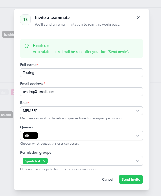 Users screenshot 2