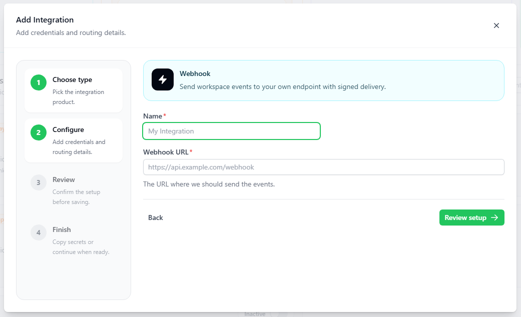 Integrations screenshot 4