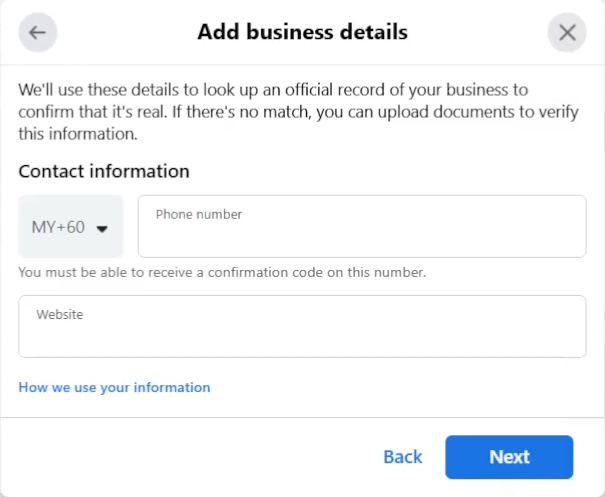 Verify Meta Business screenshot 9